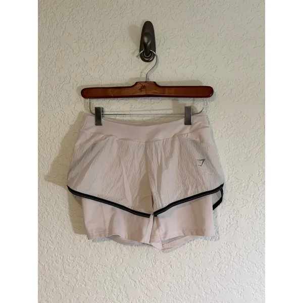 Gymshark Running Shorts Pink XS Womens B2A5H Athletic Gym Workout - Image 2