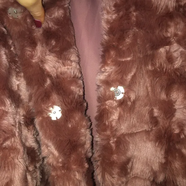 pink fur coat - Image 4