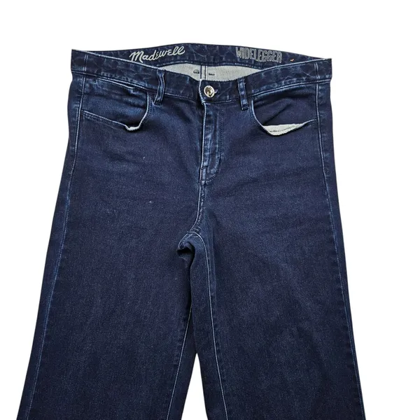 Madewell Widelgger Wide Leg Flare Denim Jeans Womens 29 - Image 3
