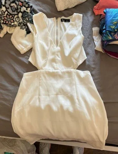 Lulus White Bodycon Dress - Image 2