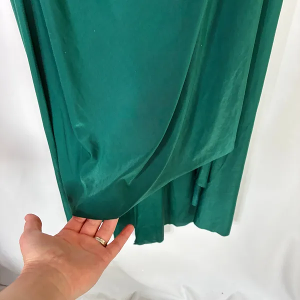 Premier Amour Emerald Green Sleeveless Full Length Dress NWT Womens 2 **FLAW - Image 7
