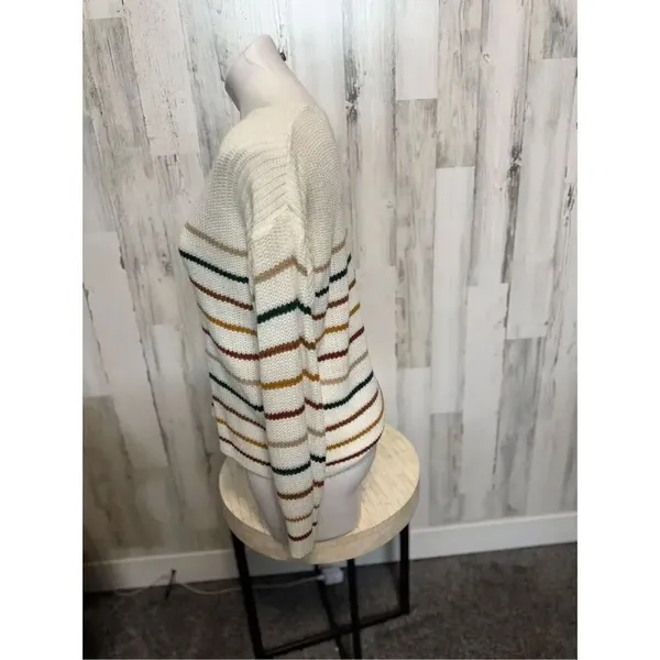 Stripped sweater Tan - Image 2