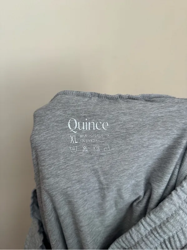 Quince Flowknit Mid-Rise Jogger Women’s XL Heather Gray Lounge Pants - Image 6