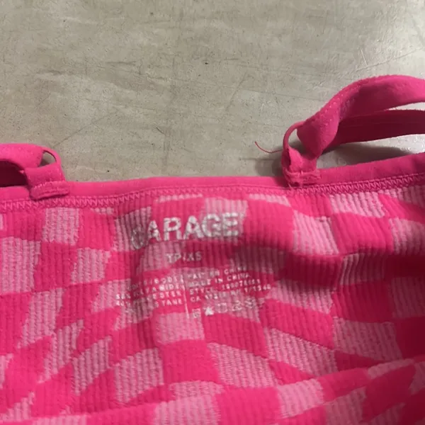 Garage Pink Crop Top - Image 2