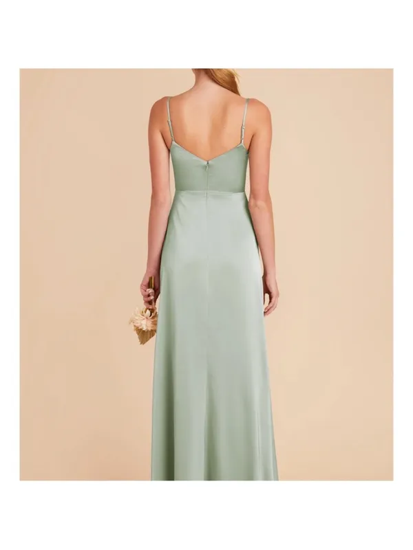 Birdy Grey Catherine Dress - Sage Green (Matte Satin) - Image 2