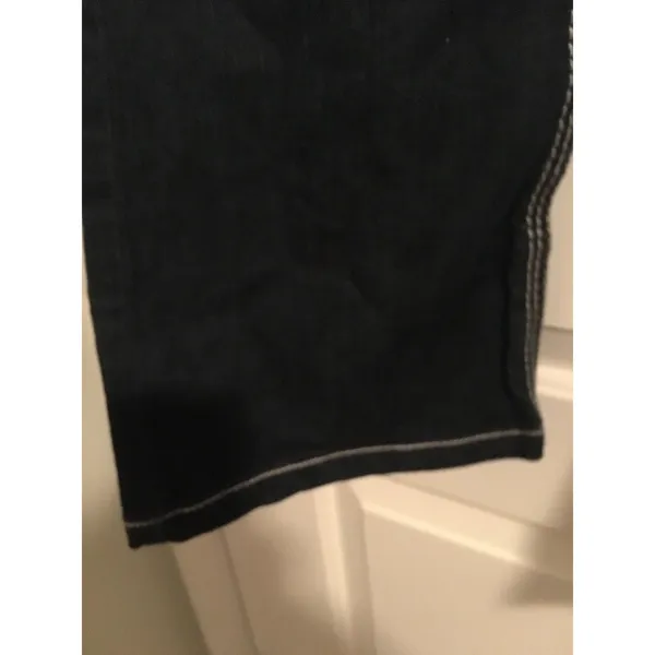 Bongo Women's Juniors Blue Denim Jeans Size 5 - Image 5