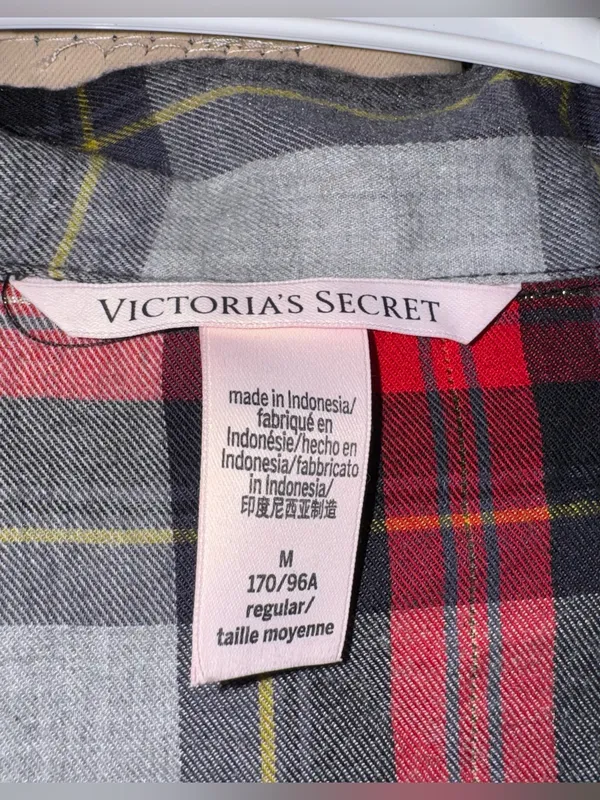 victoria’s secret plaid top - Image 3