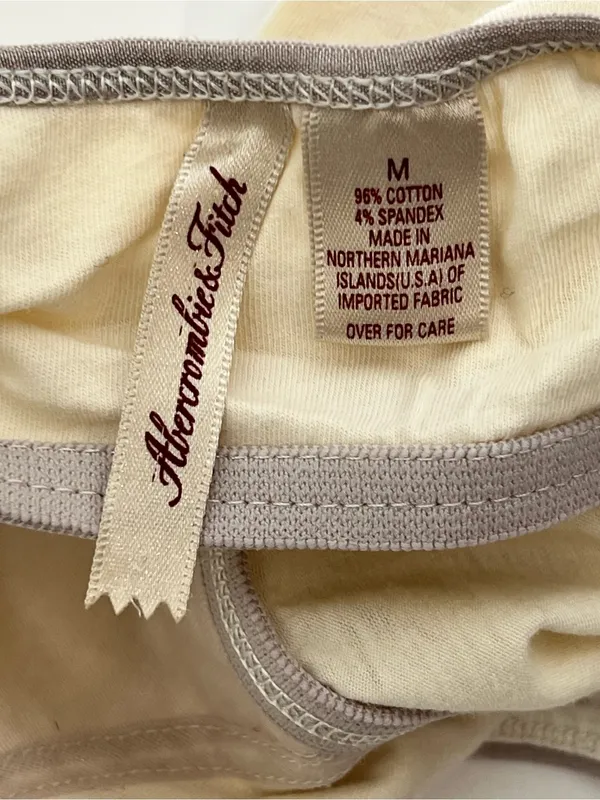 Vintage Y2K Abercrombie & Fitch Shelf Bra Cami Tank M - Image 6