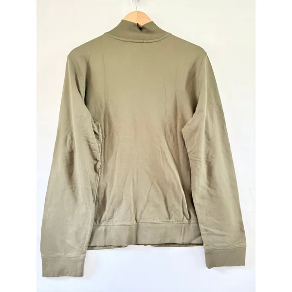 Lauren Ralph Lauren Jeans Co Womens XL Olive Green Full Zip Cotton Sweatshirt - Image 2