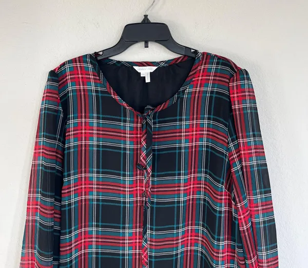 Draper James Holiday Christmas Plaid Dress Size XXL - Image 3