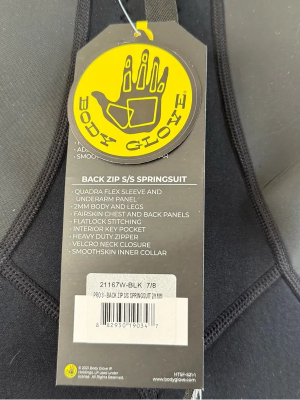 NWT Body Glove Pro3 Spring Wetsuit Women’s 7/8 - Image 7