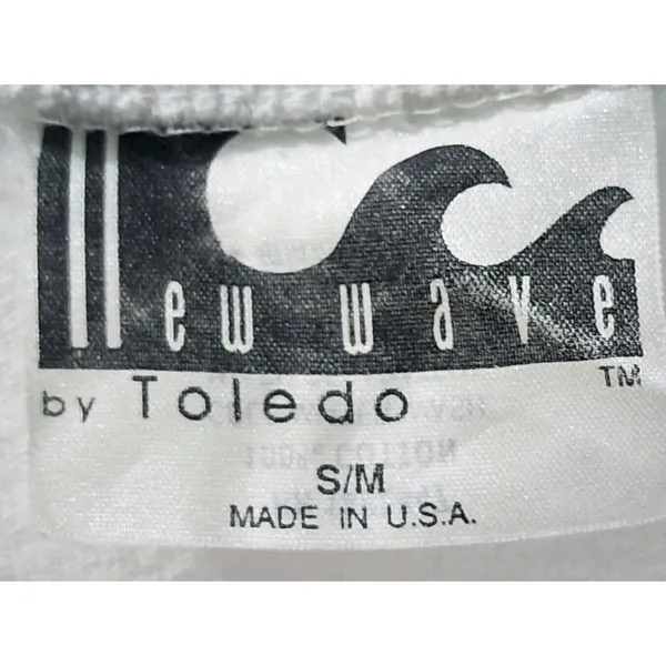 New Wave by Toledo Myrtle‎ Beach Graphic Tee Patriotic USA Made S/M - Image 3