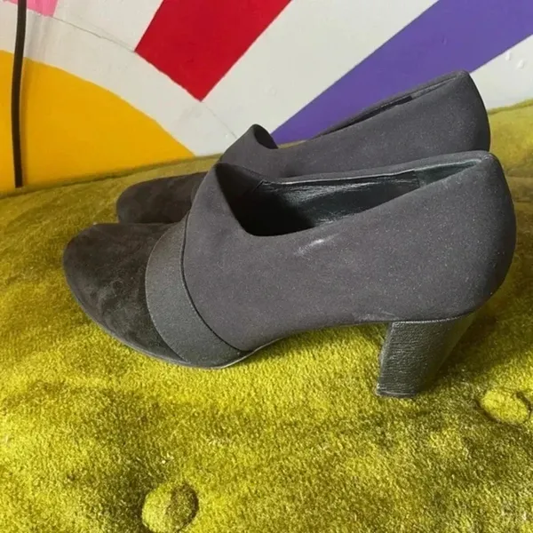 Thierry Rabotin‎ Made in Italy Black Heels Size 39.5 EUC - Image 3