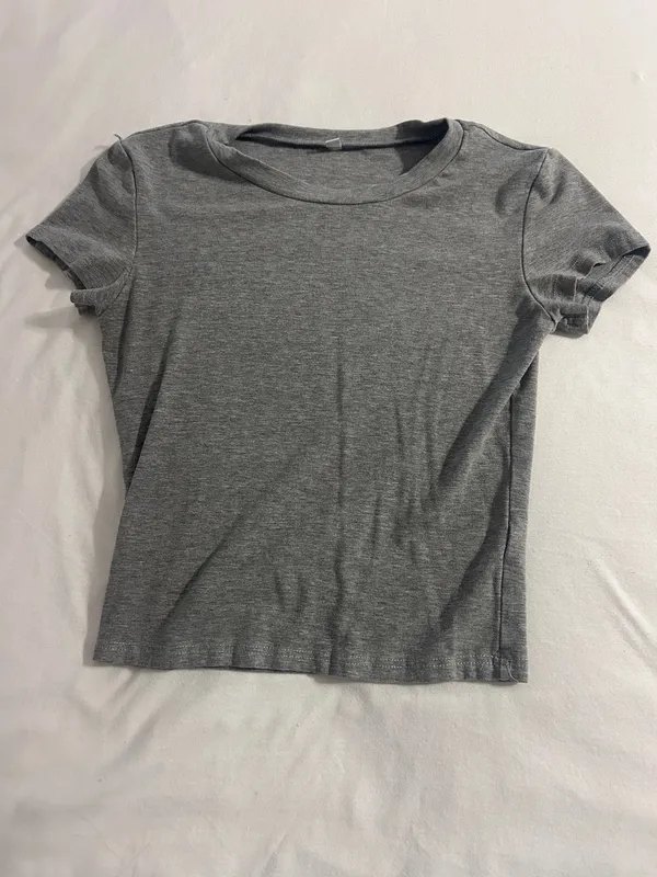 Basic Grey Tee Gray - Image 2