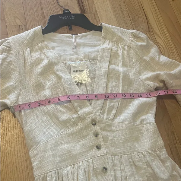 NWT Free People Love of My Life Midi Dress Lemon Sz XS - Image 5