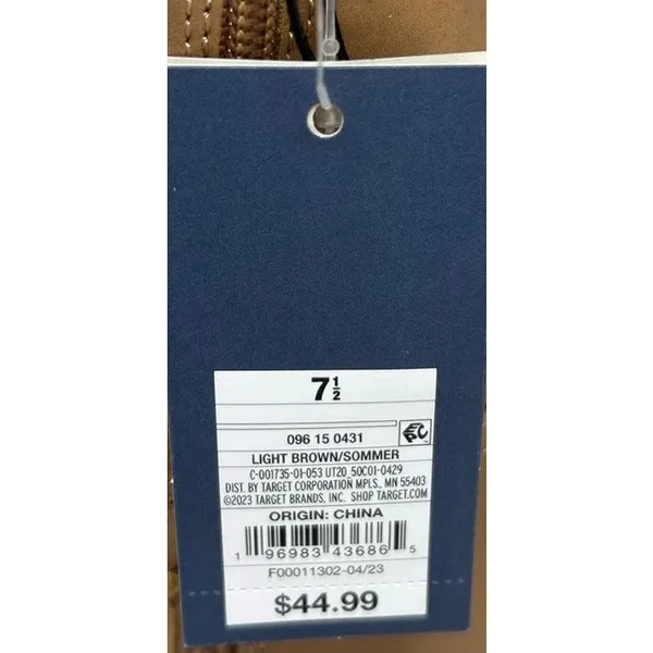 Universal Threads‎ Women's Tan Memory Foam Boots Size 7 1/2 - Image 8