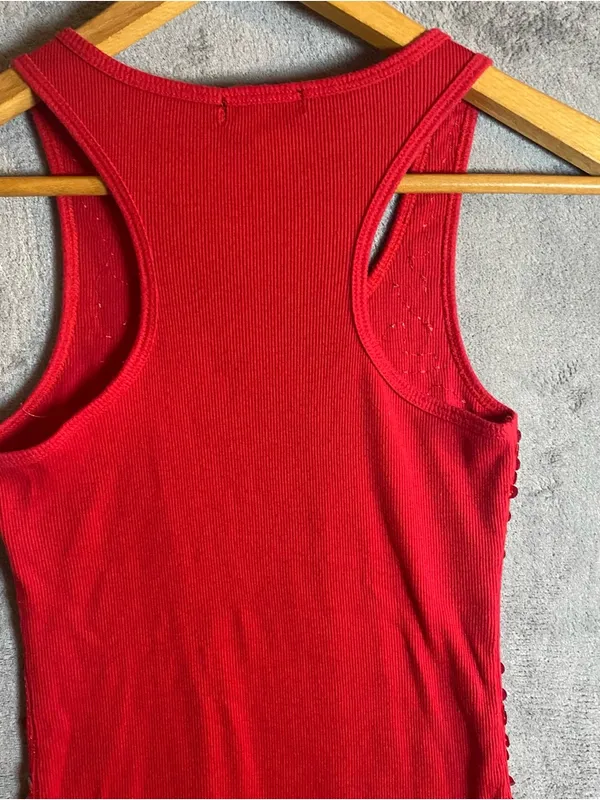 Glo y2k‎ red sequin - Image 4