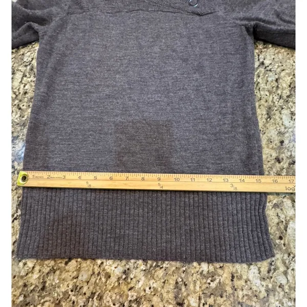 Smartwool Willow Lake merino wool sweater Size Small Asymmetrical - Image 8