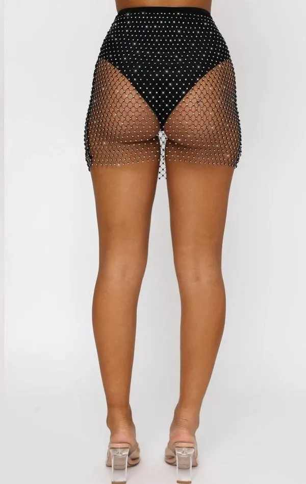 Feel the Beat Mini Skirt Black - Image 6