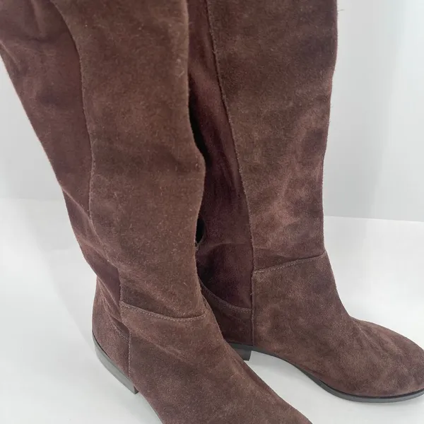 Lucky Brand Calypso Boots Size 6 Tall Over The Knee Suede Chocolate Brown Suede - Image 3