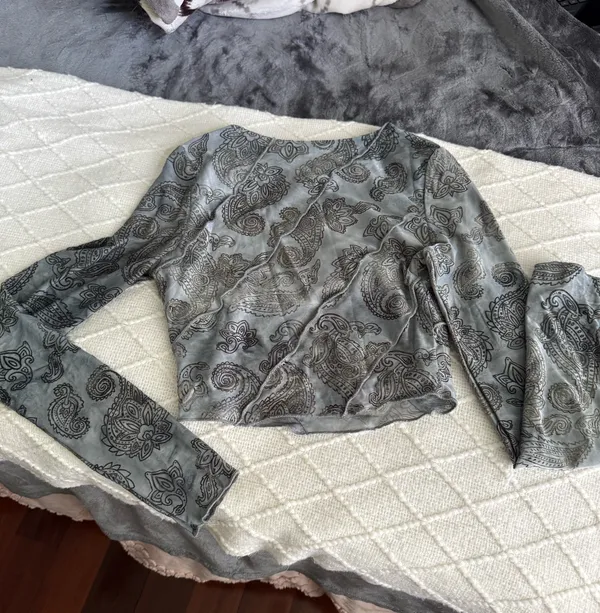 Lane 201 Long Sleeve Crop Top - Image 6