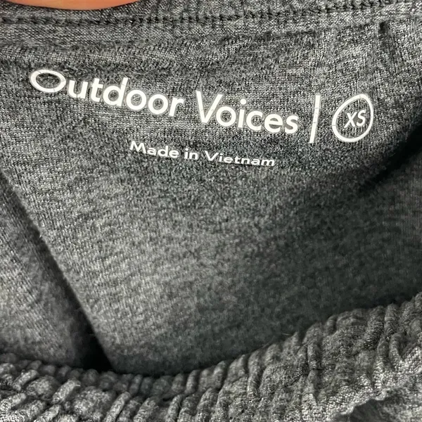Outdoor‎ Voices Grey Tapered Leg Elastic Waist Drawstring Jogger Pants - Image 8