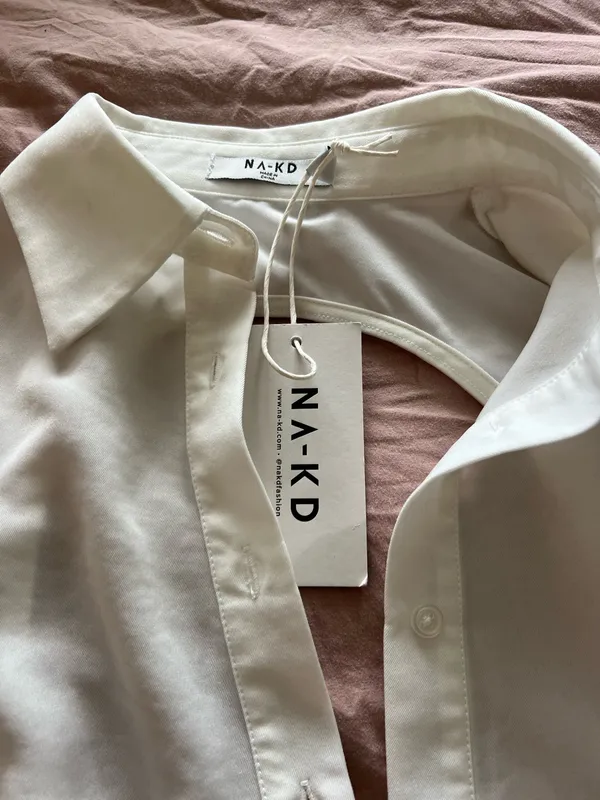 NA-KD Button up mini dress - Image 3