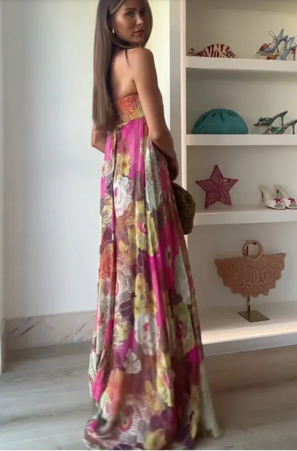 Strapless floral sundress Multiple Size XS - Image 2