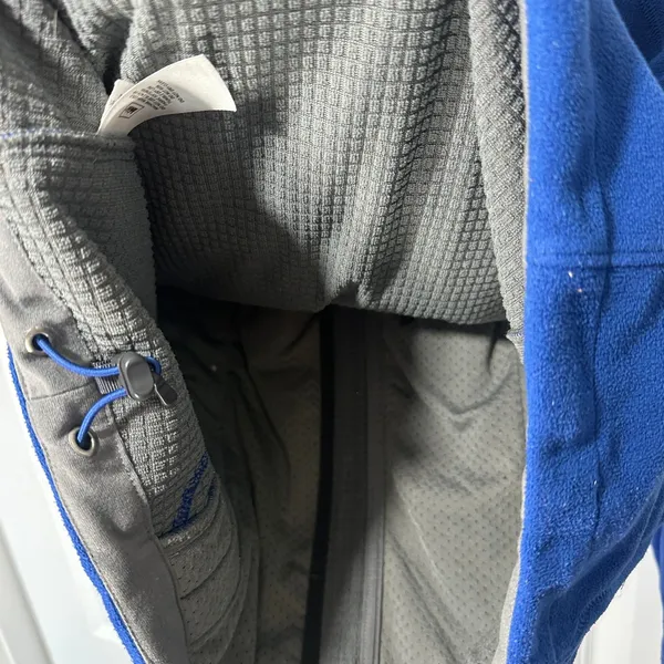 REI Fleece Jacket Womens XS Blue Full Zip‎ Grid Lined Outdoor Hiking Gorpcore - Image 5
