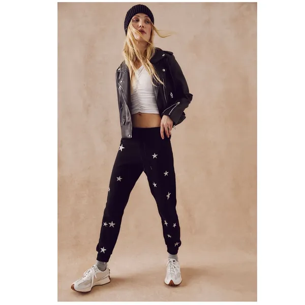 Free People Driftwood Stevie Star Joggers - Image 11