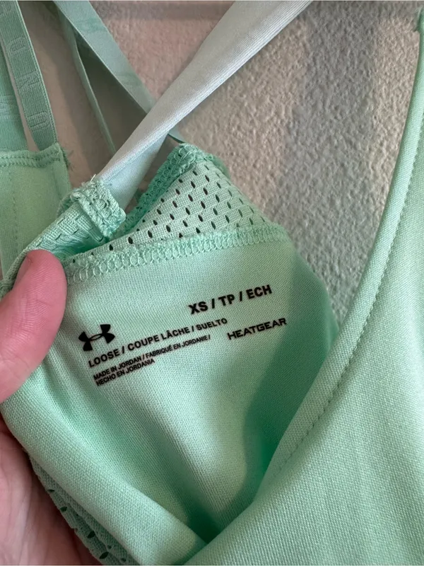 Under Armour Light Green Scoop Neck Tank - Image 2