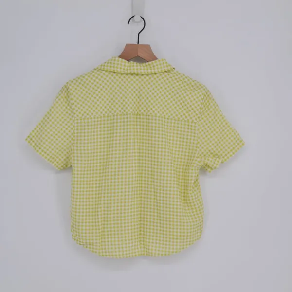 Aritzia Sunday Best Elisa Gingham Crop Shirt and Shorts Matching Set S - Image 4