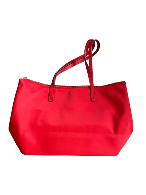KATE SPADE Red Nylon Shoulder Tote Bag Womens - Image 6