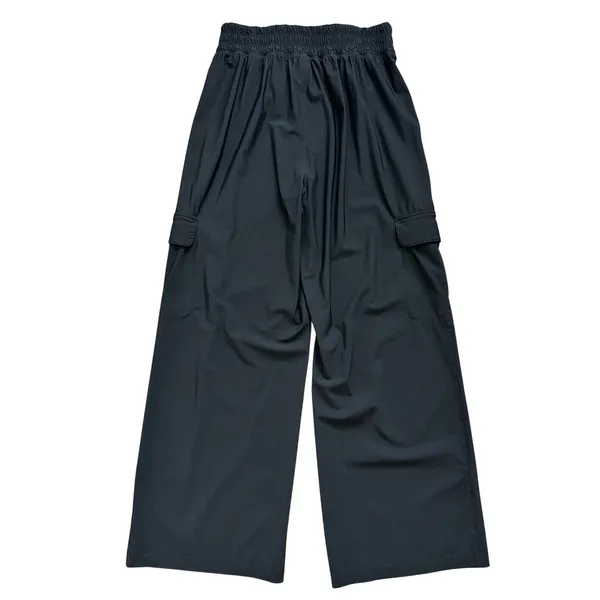 Old Navy Go-Dry SleekTech Cargo Pants Pull On Wide Leg Smocked Waist Quick Dry M - Image 2