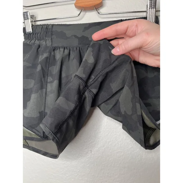 Lululemon Camo Hotty Hot Running Shorts 4 Tall - Image 3