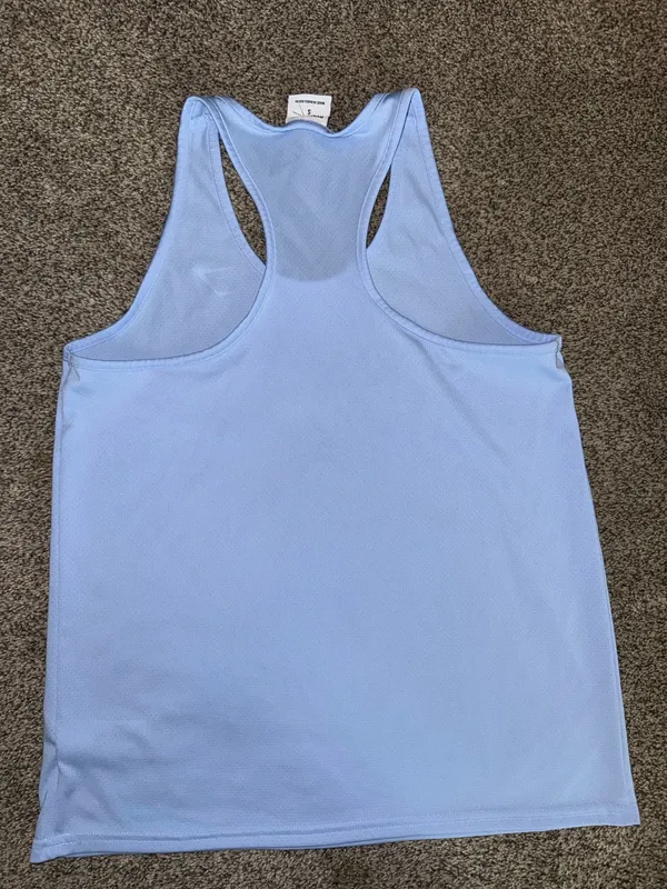 Gymshark Training Tank Top in Worn Blue - Image 3