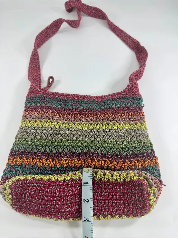 The Sak‎ Boho Festival Crochet Crossbody Bag Artisan Hippie Cottagecore Purse - Image 4
