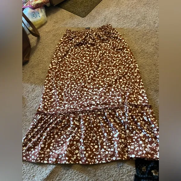 Lark + grey medium‎ skirt Brown - Image 3