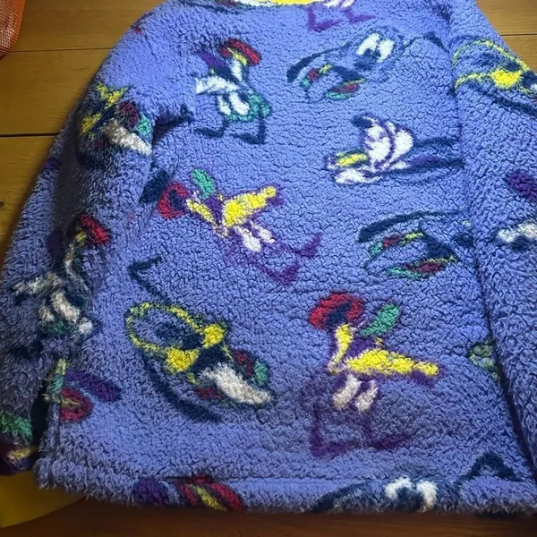 Disney Sherpa Fleece all over pullover small over - Image 9