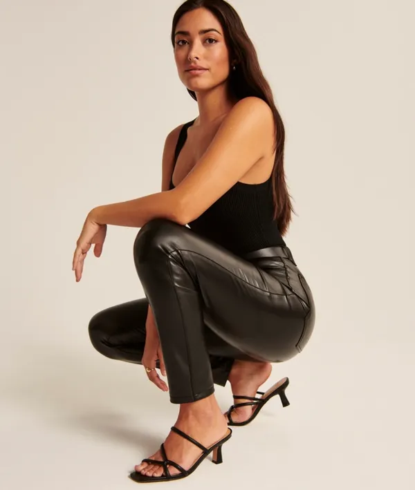 Abercrombie Vegan Leather Skinny Pant - Image 2