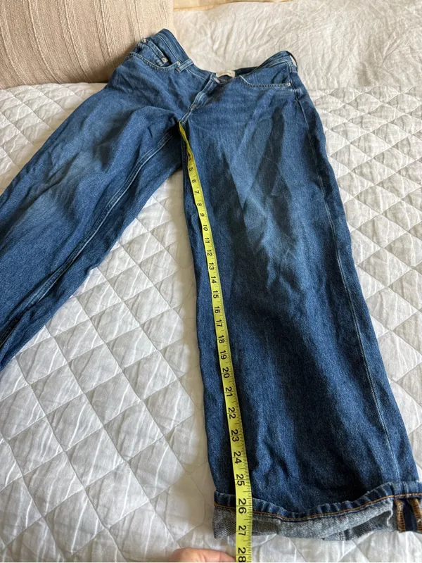 Everlane loose curve Jean, size 25 , organic cotton - Image 6