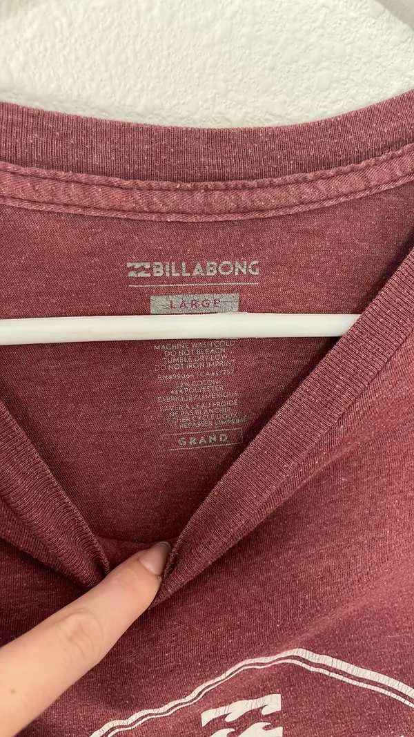Billabong Maroon Top - Image 2