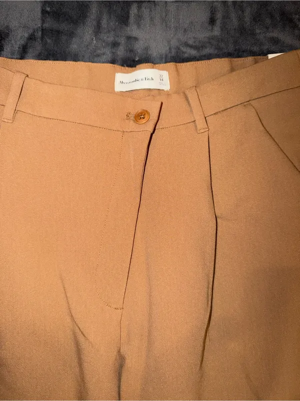 Abercrombie & Fitch Tailored Relaxed Straight Pant Size 32 (14) New with tag - Image 4