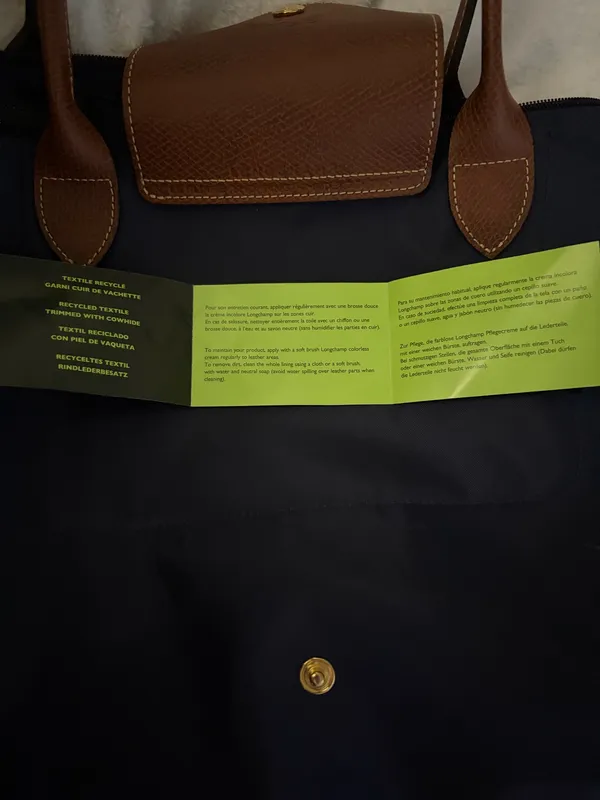 Longchamp Tote Bag Large Blue - Image 5