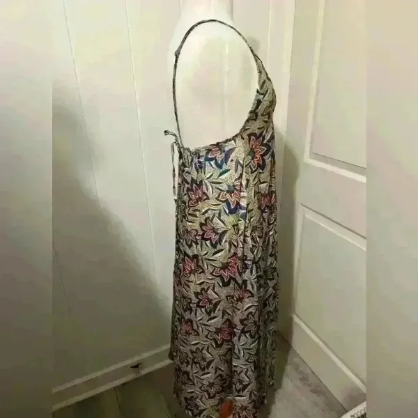BISHOP +‎ YOUNG SAINT MARTIN HALTER MIDI SATIN FLORAL DRESS Size Small $108 - Image 4