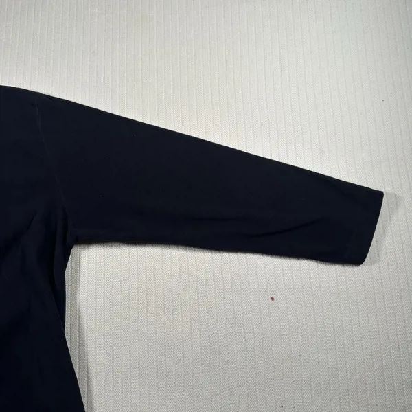 LANDS' END WOMEN'S BLACK PULLOVER FLEECE 1/4 ZIP CLOSURE SZ XL - Image 12