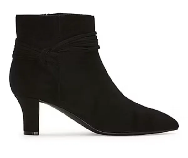 🖤 East 5th Mander Women's Black Knot-Detail Dress Ankle Booties (Size 11M) ✨ - Image 4