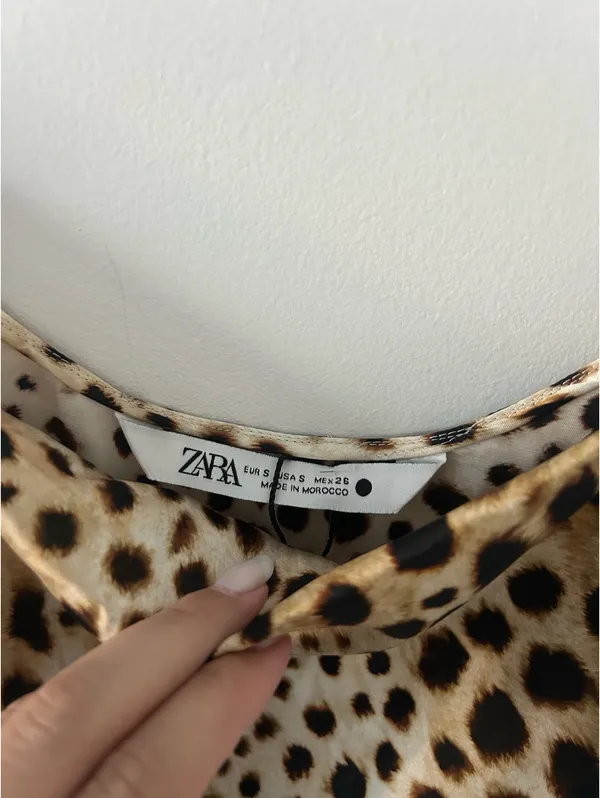 ZARA Leopard Print Top - Image 3