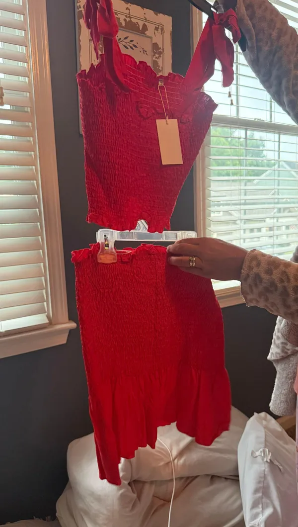 Boutique skirt set Red - Image 2