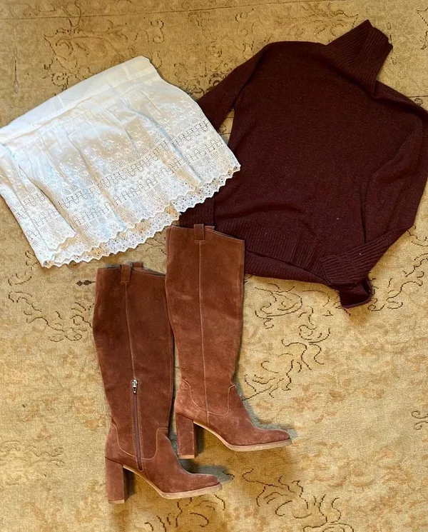 DV by Dolce Vita Saddle Brown Knee High Boots - Image 2